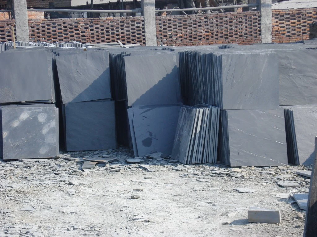 Hot Sell China Black Slate Tiles, Slate Mushroom Tiles, Slate Roofing Tiles