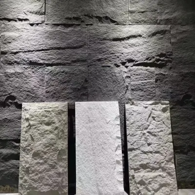 El panel de pared de piedra de la PU de la decoración de la piedra 3D de la cultura de la PU impermeable al aire libre