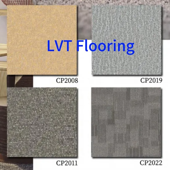 Pisos de tablones de vinilo ignífugos resistentes al desgaste personalizados Baldosas de PVC