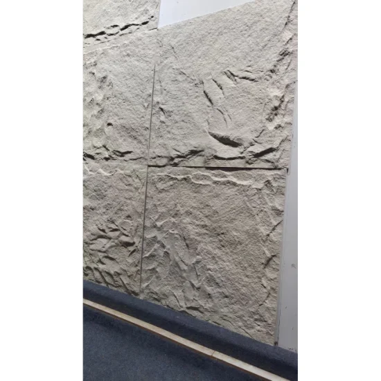 Fábrica directamente al por mayor al aire libre impermeable PU cultura piedra decoración 3D PU Panel de pared de piedra PU piedra Panel de pared de piedra artificial